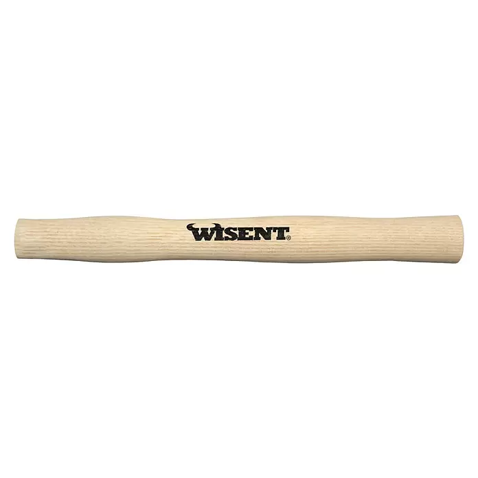 Wisent Schlosserhammerstiel - Passend für: 1000g, Länge: 360 mm, Eschenholz - Heller Holzwerkzeugstiel mit dem schwarzen 'WISENT'-Logo.