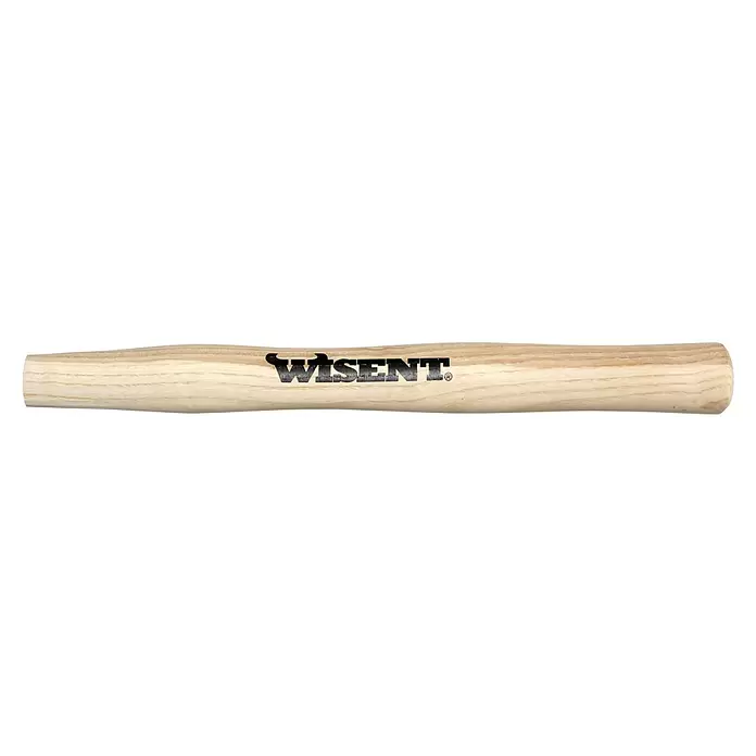 Wisent Schlosserhammerstiel - Passend für: 400g, Länge: 310 mm, Eschenholz - Hellbrauner Holzhammerstiel mit schwarzem 'WISENT'-Logo.