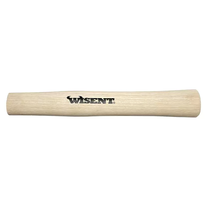 Wisent Fäustelstiel - Passend für: 1500g, Länge: 300 mm, Eschenholz - Hellbrauner Holzstiel mit Maserung und schwarzem "WISENT" Logo.