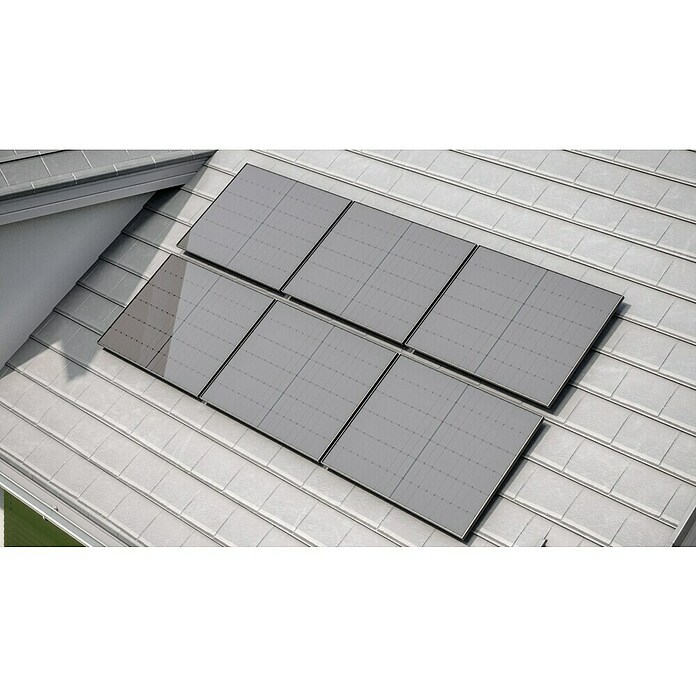 Longi Solar Solarmodul-Set LR5-54HPM-405M (Nennleistung: 1.620 W, L x B x H: 3 x 172,2 x 113,4 cm, 4 Stk.) | BAUHAUS