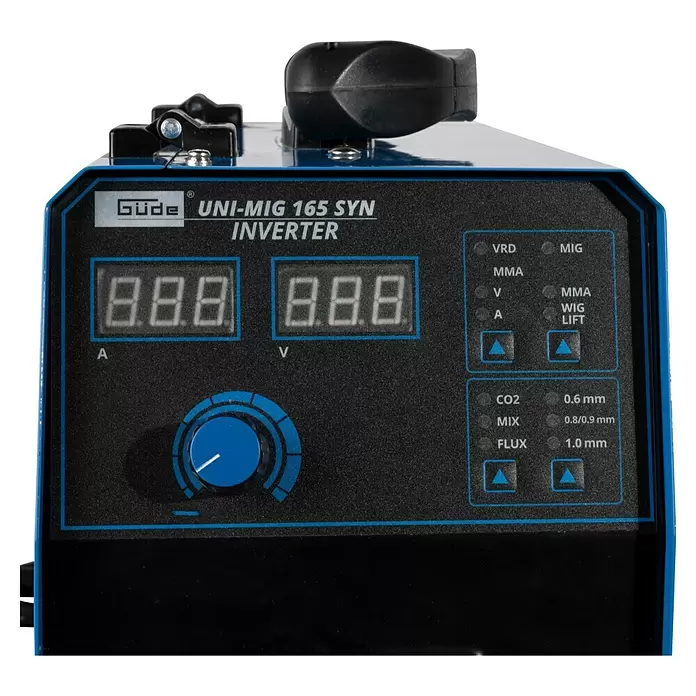 Güde Schweißgerät UNI-MIG 165 SYNSchweißstrom: 20 A - 160 A, Elektrodenstärke: 1,5 mm - 4 mm