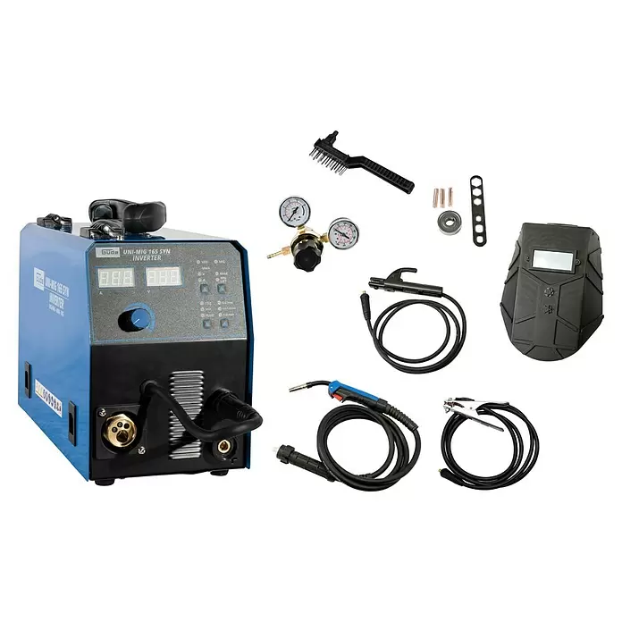 Güde Schweißgerät UNI-MIG 165 SYNSchweißstrom: 20 A - 160 A, Elektrodenstärke: 1,5 mm - 4 mm