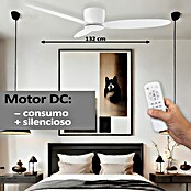 HJM Ventilador de techo VT555 (Blanco, 132 cm, 39 W) | BAUHAUS