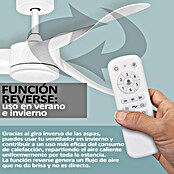 HJM Ventilador de techo VT524 (Blanco, 132 cm, 55 W, Blanco frío) | BAUHAUS