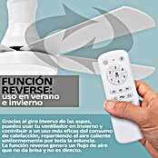 HJM Ventilador de techo VT562 (Blanco, 132 cm, 65 W, Blanco neutro) | BAUHAUS