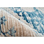 Kayoom Kurzflorteppich Baroque II (Creme/Blau, 290 x 200 cm, 100 % Polyester)