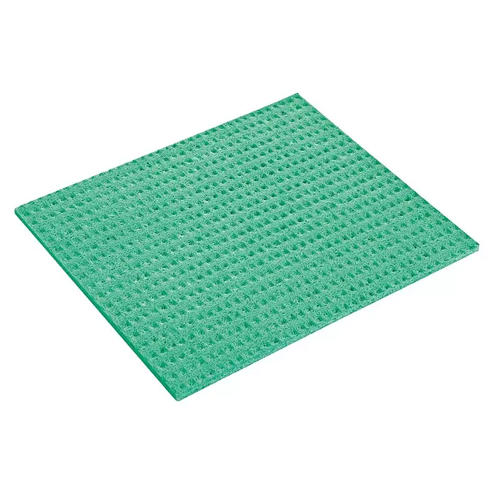 Tescoma Schwammtuch Clean Kit - 4 Stk., 15 x 18 cm - Rechteckiger grüner Reinigungsschwamm mit texturierter, perforierter Oberfläche.