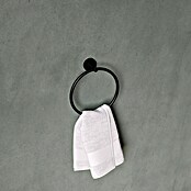 Cosmic Start Toallero de anilla (Negro) | BAUHAUS