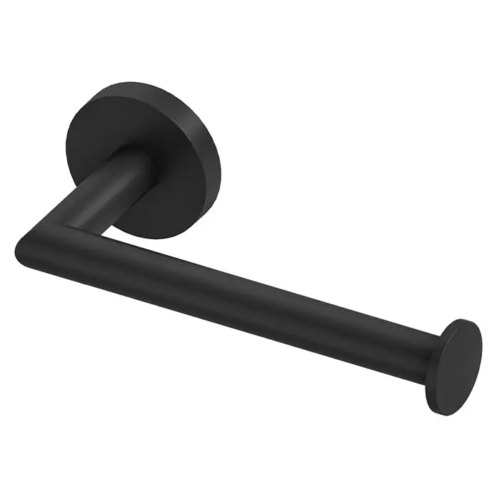 Cosmic Start Portarrollos papel higiénico - Negro - Portarrollos de papel higiénico negro para un diseño de baño elegante. Construcción duradera y fácil instalación.