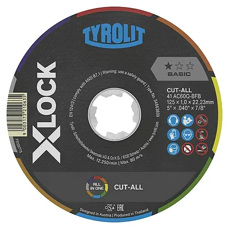 Tyrolit  Trennscheibe ACS 60 T Multi X-Lock
