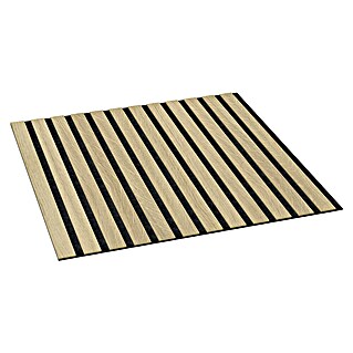 Wallution Akustikpaneel (Eiche Hellbraun, 600 x 600 x 7,5 mm, 2 Stk.)