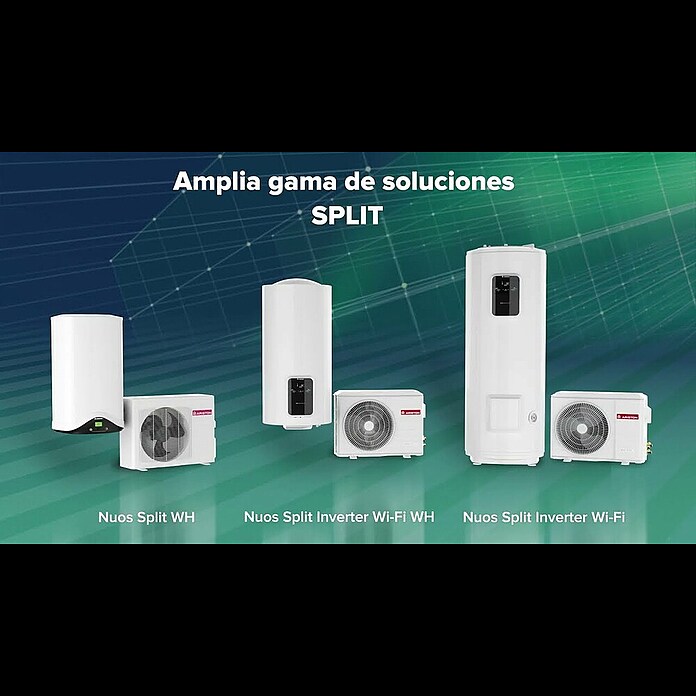 Ariston Bomba de calor para agua Nuos Plus S2 Wifi WH (Capacidad volumétrica: 110 l, 1.200 W) | BAUHAUS