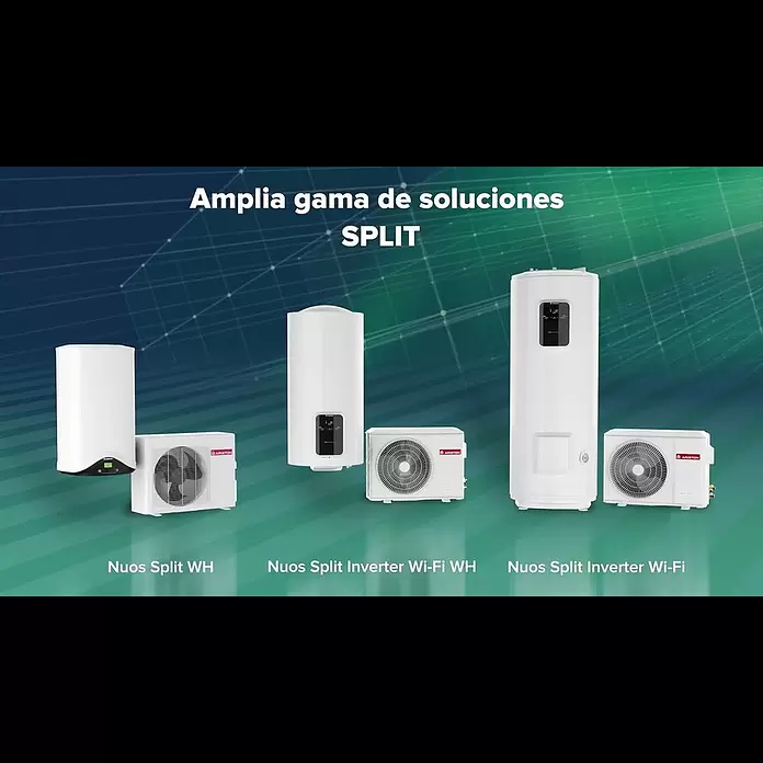 Ariston Bomba de calor para agua Nuos Plus S2 Wifi WH - Capacidad volumétrica: 110 l, 1.200 W - Bomba de calor NUOS PLUS S2 WIFI - Ariston