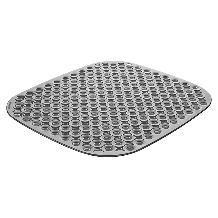Tescoma Spülbeckeneinlage Clean Kit - 32 x 28 cm, Grau - Graue Antirutsch-Badematte mit kreisförmigen Saugnäpfen für sicheren Halt.