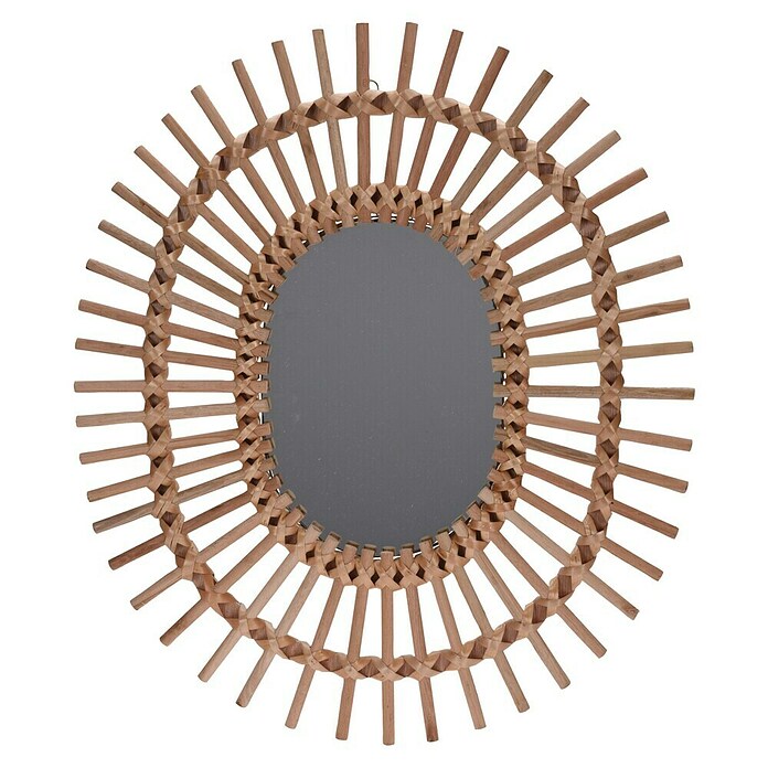 Espejo de pared Madera (59 x 49 cm, Natural) | BAUHAUS