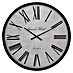 Reloj de pared borde negro 