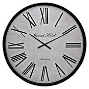Reloj de pared borde negro (Diámetro: 76 cm, Negro) | BAUHAUS