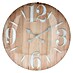 Reloj de pared con cristal curvado 