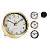 Reloj despertador aluminio (Diámetro: 9 cm, Dorado/Blanco/Negro) | BAUHAUS