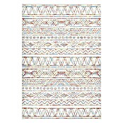 Kayoom Flachgewebeteppich (Beige/Bunt, 240 x 170 cm)