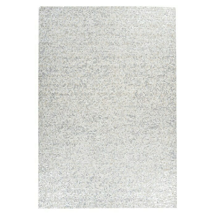 Kayoom Echtlederteppich (Weiß, 230 x 160 cm)