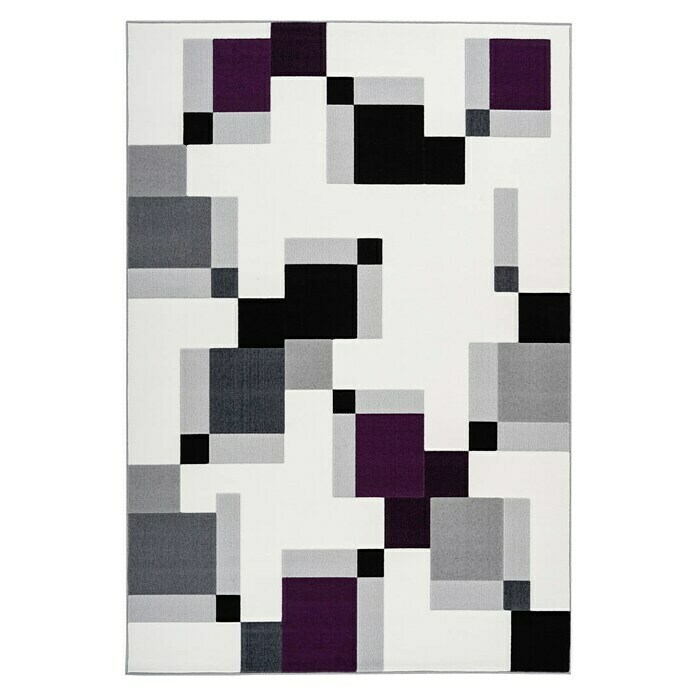 Kayoom Kurzflorteppich (Multi/Grau, 150 x 80 cm)