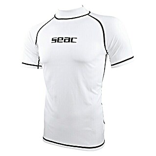 Seac Sub Camiseta térmica T-Sun Short (XXL, Blanco/Negro, Apto para: Caballeros)