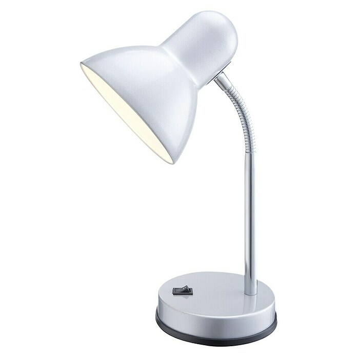Globo Tischleuchte (40 W, Silber, Höhe: 35 cm)