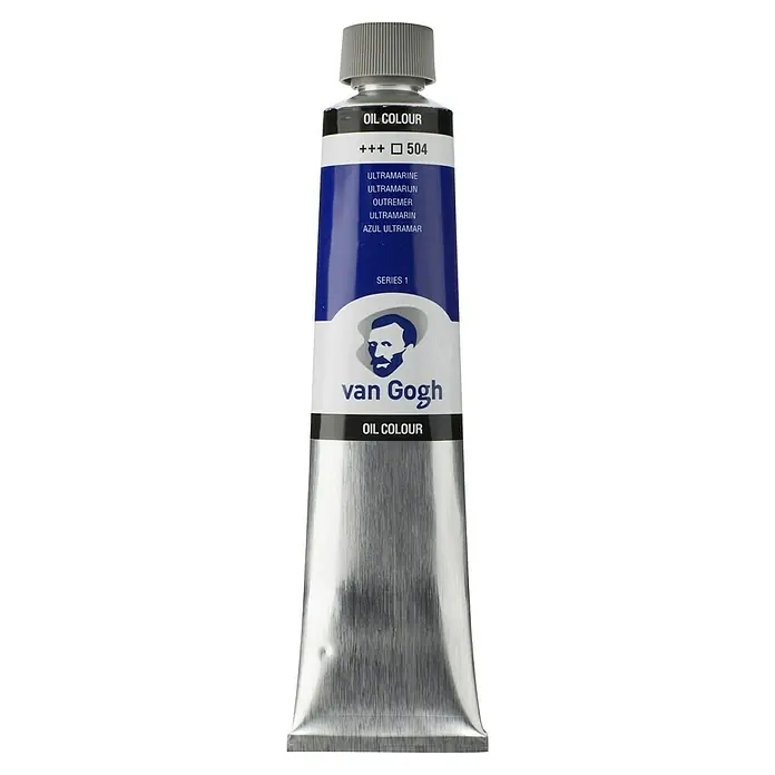 Talens Van Gogh Pintura al óleo - Azul ultramar, 200 ml, Tubo - Un tubo de pintura al óleo Van Gogh Ultramar, perfecto para artistas. Pintura de alta calidad para obras vibrantes y duraderas.