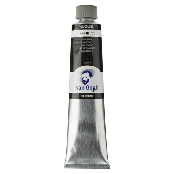Talens Van Gogh Pintura al óleo (Negro marfil, 200 ml, Tubo)