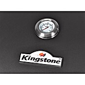 Kingstone Ahumador Black Angus XXL (Con carro para herramientas, Superficie parrilla: 70 x 43,5 cm)