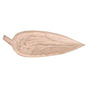 Holzschale (Blattförmig, 65 x 22 x 6 cm)