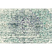 Kayoom Kurzflorteppich (Elfenbein/Türkis, 200 x 140 cm)