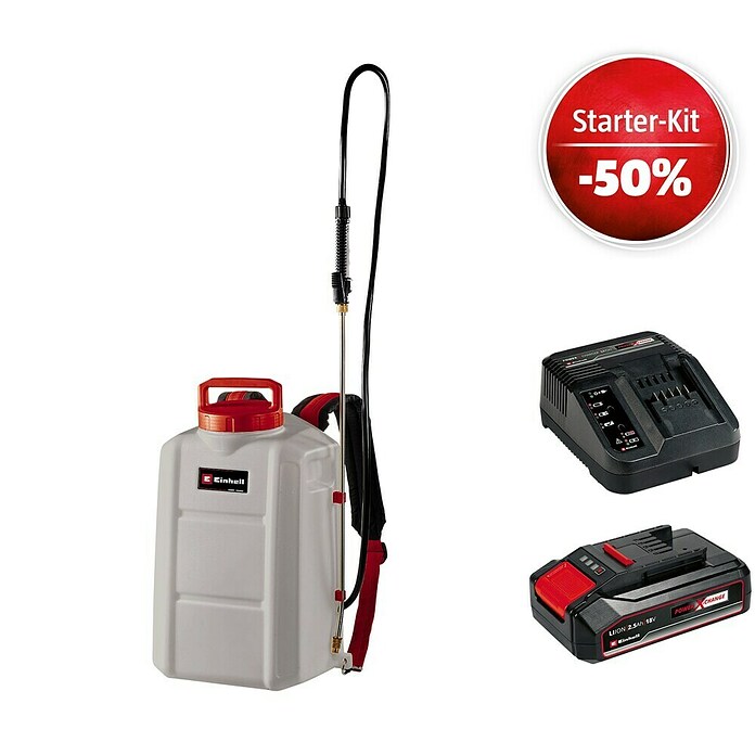 Einhell Power X-Change 18V Maschinenpaket (Drucksprüher GE-WS 18/150 + Starter-Kit (-50%)) | BAUHAUS