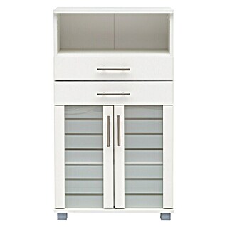 Schildmeyer Niko Visoki ormarić (Š x D x V: 60 x 32,6 x 110,5 cm, Biserno bijele boje)