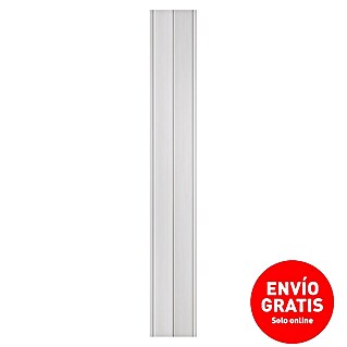 Grosfillex Panel de revestimiento Exapan Line 3000 (260 cm x 37,5 cm x 8 mm, Blanco)