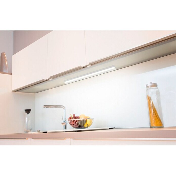 Müller-Licht LED-Unterbauleuchte Conero DIM (10 W, Ein-/Ausschalter, L x B x H: 60,9 x 5,3 x 2,9 cm, Silber)