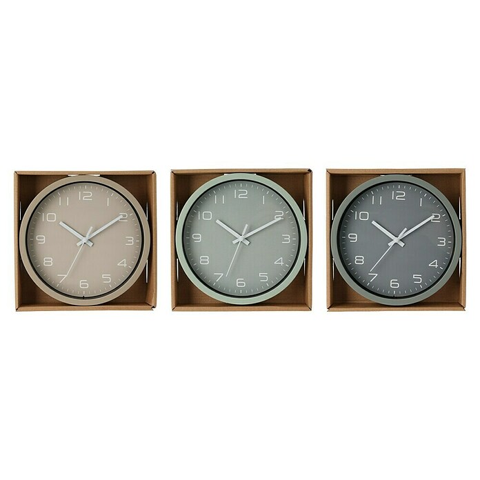 Reloj de pared surtido (Diámetro: 20 cm, Surtido) | BAUHAUS