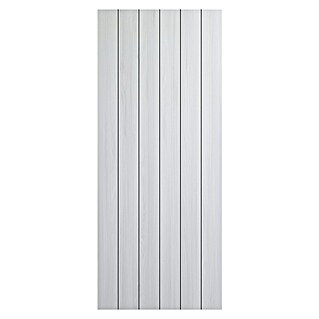 Puerta corredera de madera Eco Wood (82,5 x 203 cm, Blanco, Maciza aligerada, Sin tirador)