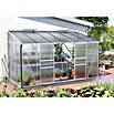 Vitavia Gewächshaus (2,01 x 3,87 x 2,21 m, Wandstärke: 4 mm, Aluminium)
