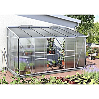 Vitavia Gewächshaus Osiris 7800 (Außenmaß inkl. Dachüberstand (B x T): 368,5 x 201 cm, 4 mm, Aluminium)