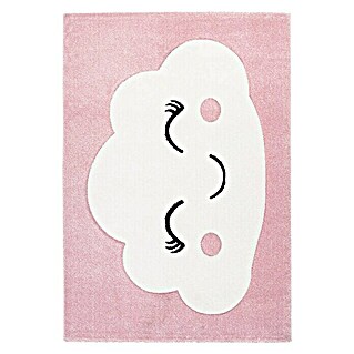 Kayoom Kinderteppich Wolke (Rosa, 170 x 120 cm, 100 % Polypropylen)