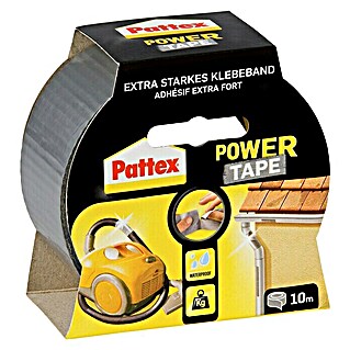 Pattex Gewebe-Klebeband Power Tape (Länge: 10 m, Silber)