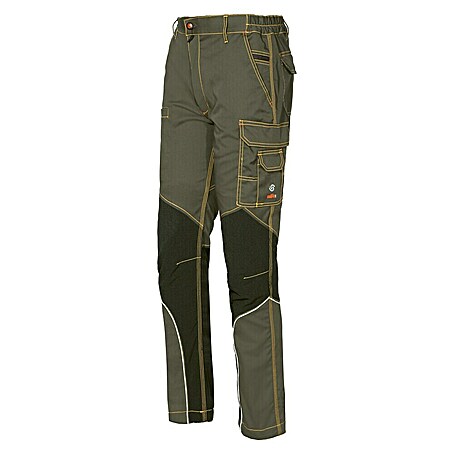 Industrial Starter Pantalones de trabajo Stretch Extreme (XXXL, Caqui/Negro)