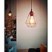 Eglo Tarbes Pendelleuchte Tarbes (60 W, Kupfer/Schwarz, Ø x H: 17,5 x 110 cm)