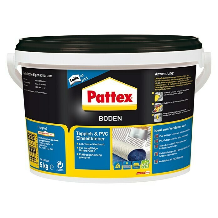 Pattex PVC- & Teppich-Kleber (5 kg, Gebrauchsfertig, Innen)