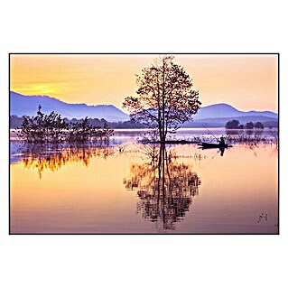 Cuadro de vidrio Lake (Lago, An x Al: 90 x 60 cm)