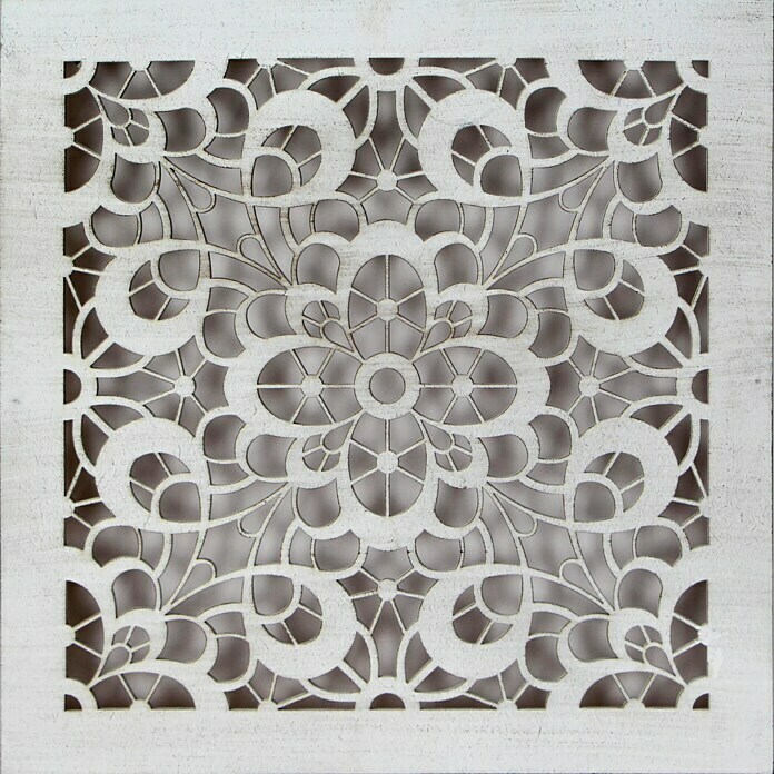 Cuadro de madera Mándala 120 (Mosaico, 30 x 30 cm)