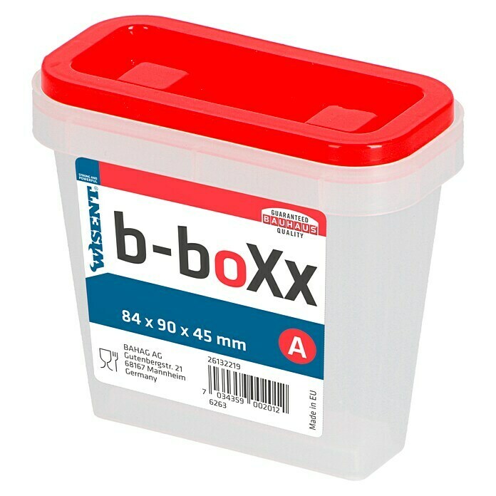 Wisent b-boXx Aufbewahrungsbox (L x B x H: 90 x 45 x 84 mm)