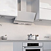 Wiggo Schouwafzuigkap schuin WE-D632G(W) (Breedte: 60 cm, Max. afzuigcapaciteit luchtafvoer: 300 m³/u, Wit) | BAUHAUS